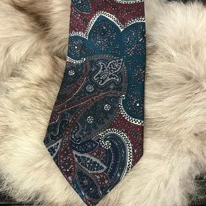 Christian Dior paisley tie